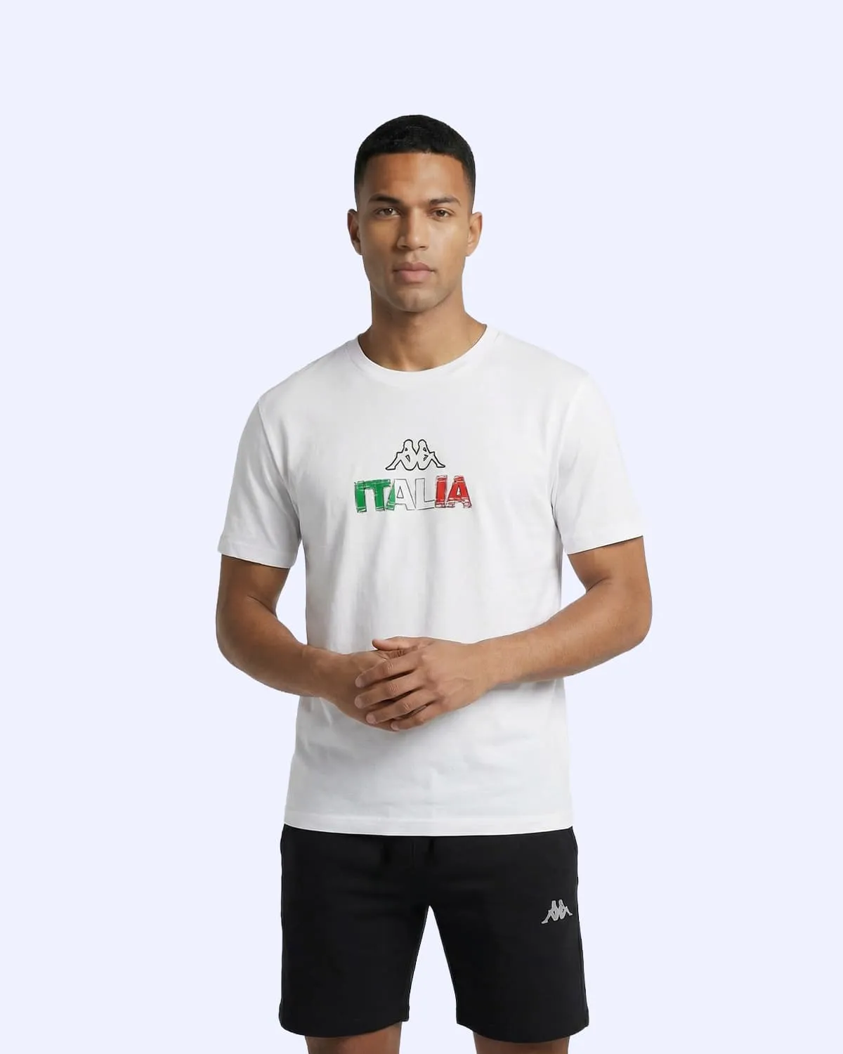 Beyaz Logo  Flego Erkek Beyaz Regular Tişört