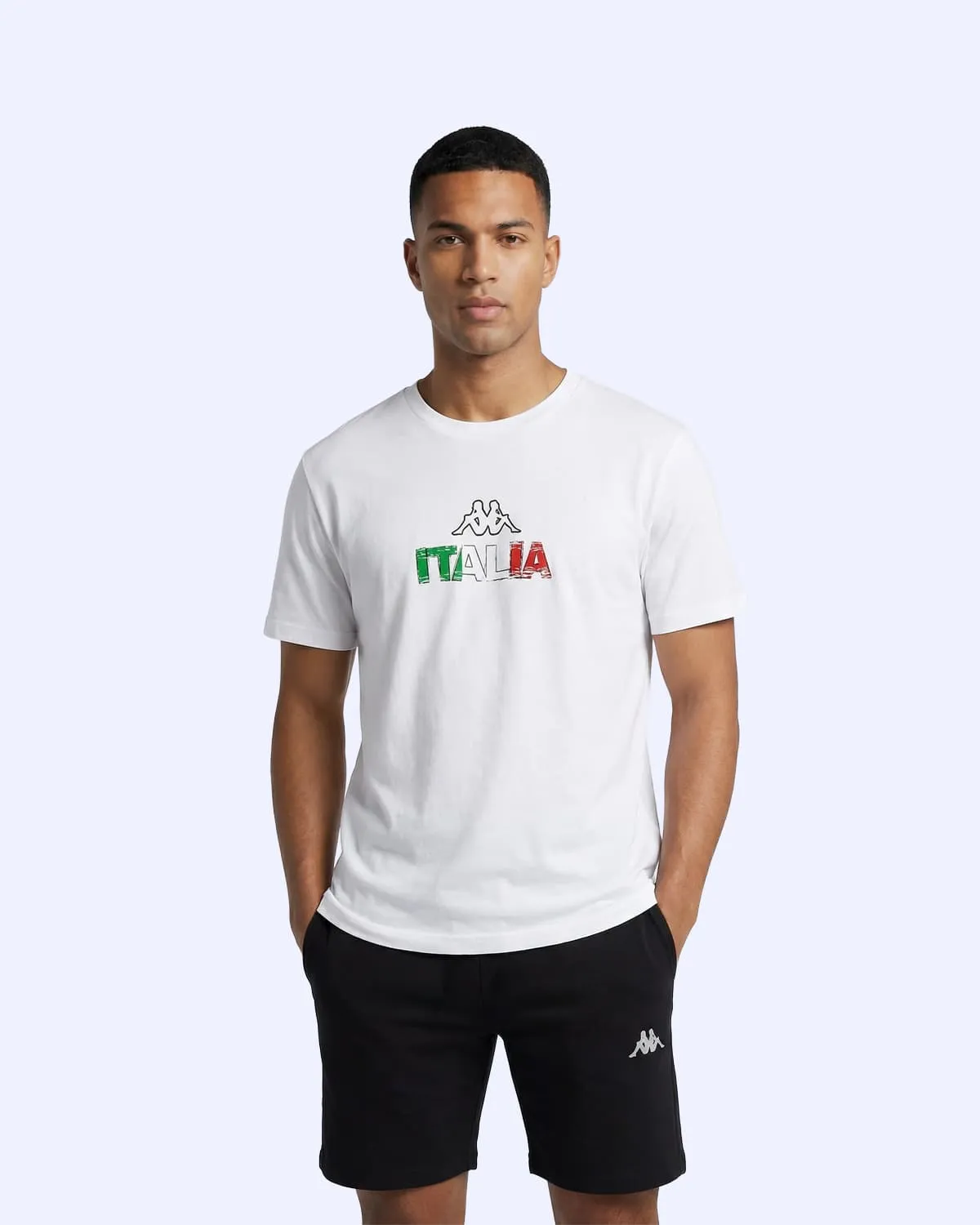 Beyaz Logo  Flego Erkek Beyaz Regular Tişört