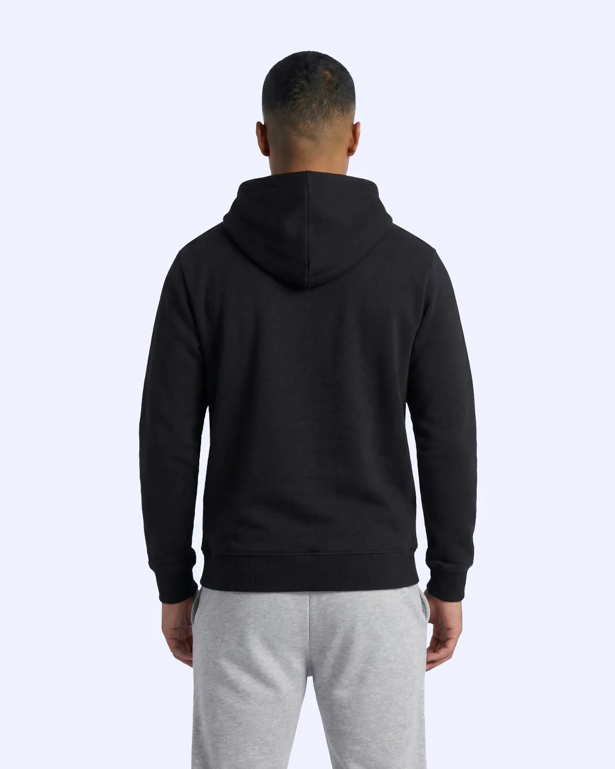 Siyah Fontado Hodie Erkek Siyah Regular Hoodie