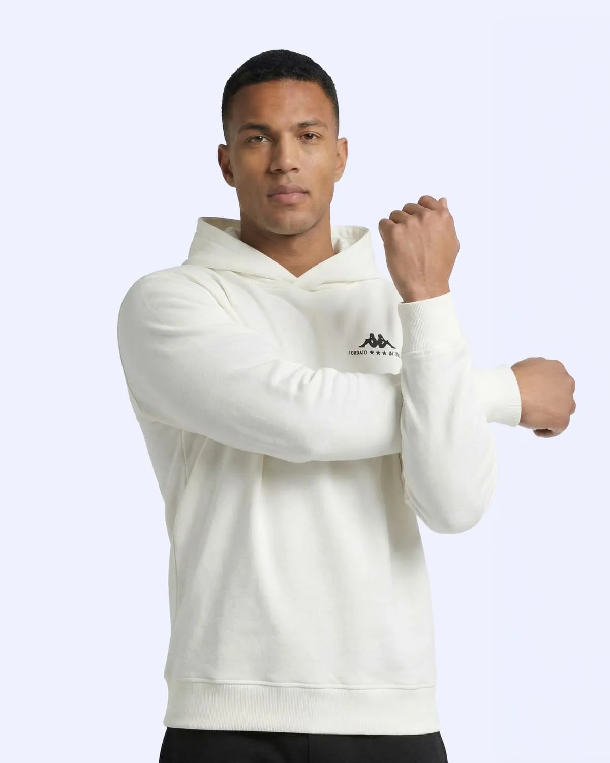 Beyaz Talie Hodie Erkek Beyaz Comfort Hoodie