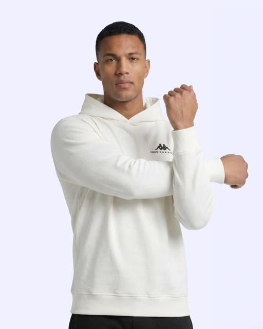 Beyaz Talie Hodie Erkek Beyaz Comfort Hoodie - KAPPA® Türkiye