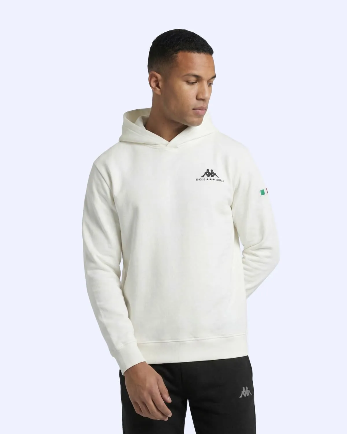 Beyaz Talie Hodie Erkek Beyaz Comfort Hoodie