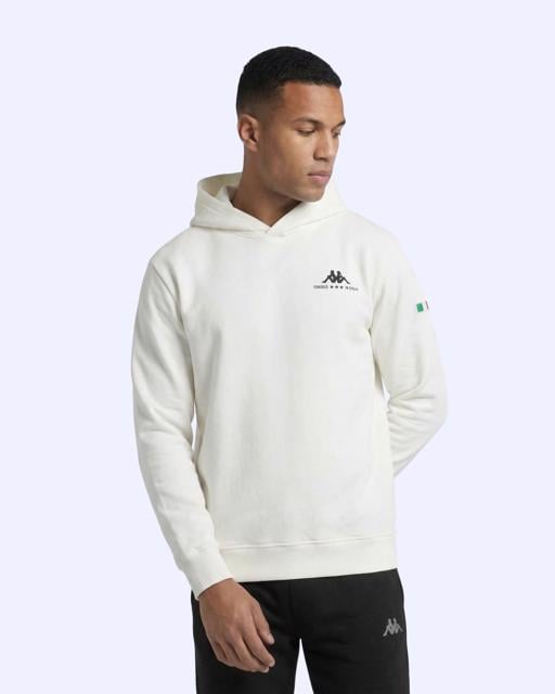 Beyaz Talie Hodie Erkek Beyaz Comfort Hoodie - KAPPA® Türkiye