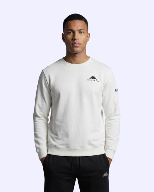 Beyaz Talie Crewneck Erkek Beyaz Regular Sweatshirt - KAPPA® Türkiye