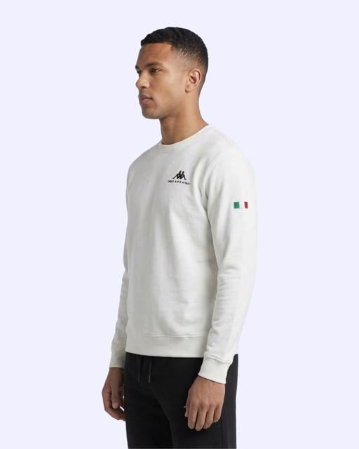 Beyaz Talie Crewneck Erkek Beyaz Regular Sweatshirt - KAPPA® Türkiye