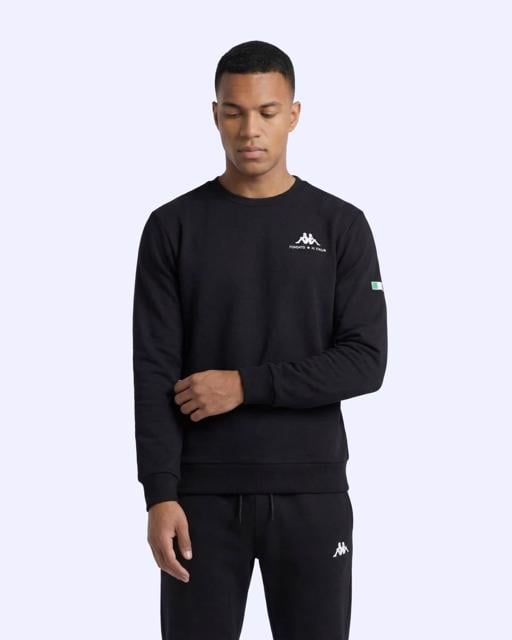 Siyah Talie Crewneck Erkek Siyah Regular Sweatshirt - KAPPA® Türkiye