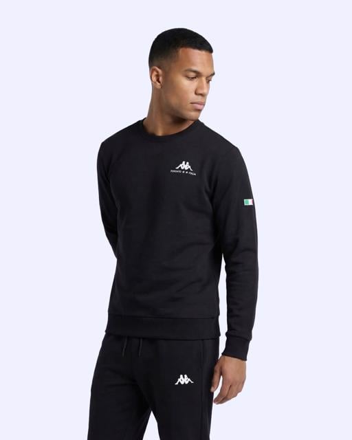Siyah Talie Crewneck Erkek Siyah Regular Sweatshirt - KAPPA® Türkiye
