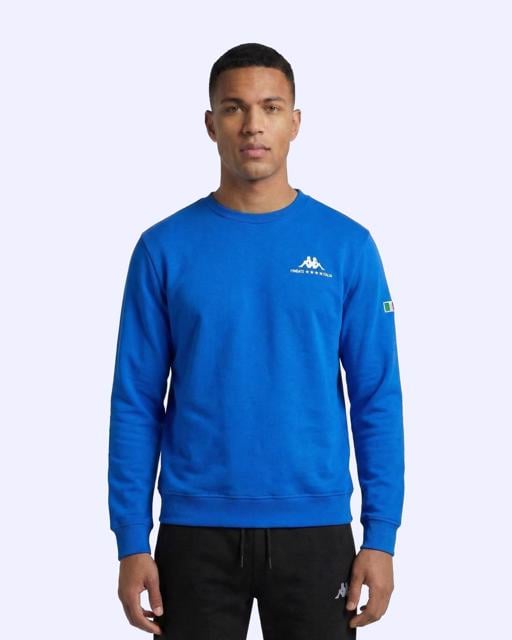 Mavi Talie Crewneck Erkek Mavi Regular Sweatshirt - KAPPA® Türkiye