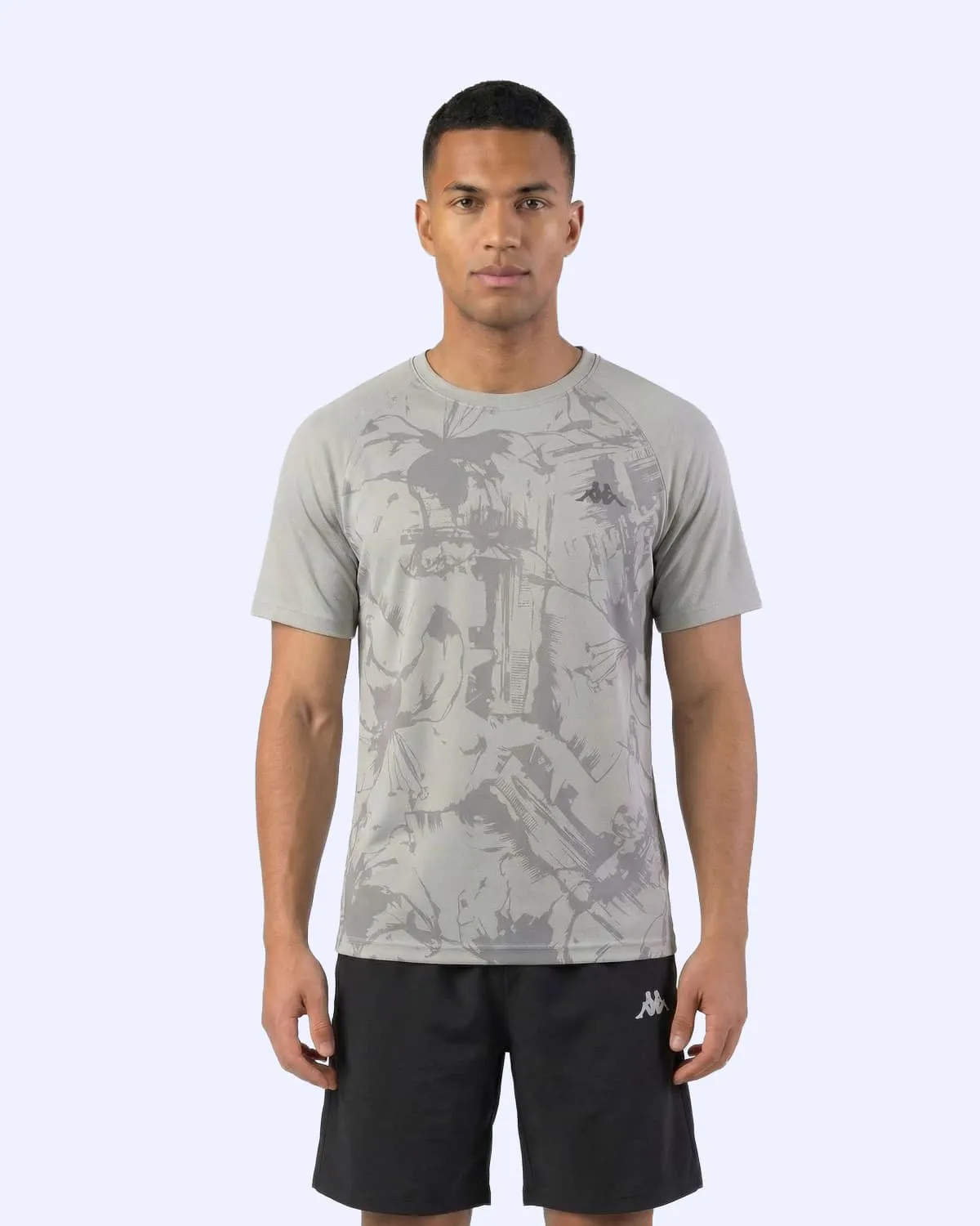 Gri Elmo Tee Erkek Gri Regular Tişört