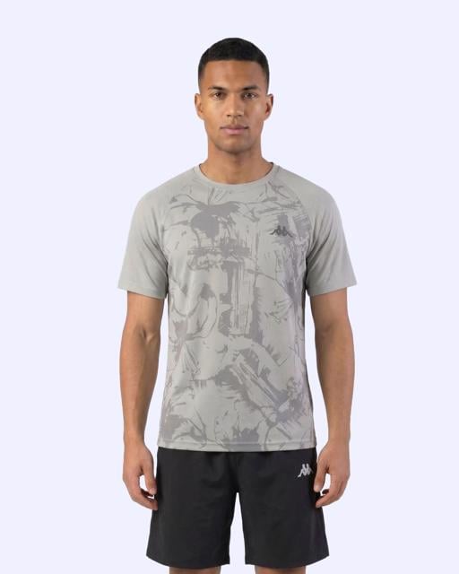 Gri Elmo Tee Erkek Gri Regular Tişört - KAPPA® Türkiye