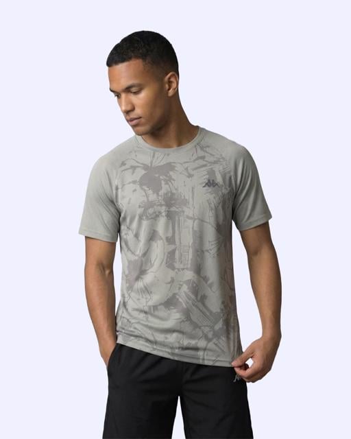 Gri Elmo Tee Erkek Gri Regular Tişört - KAPPA® Türkiye