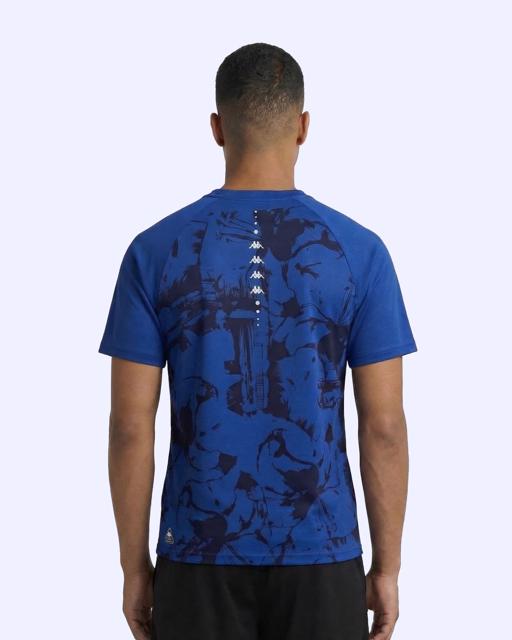 Mavi Elmo Tee Erkek Lacivert Regular Tişört - KAPPA® Türkiye