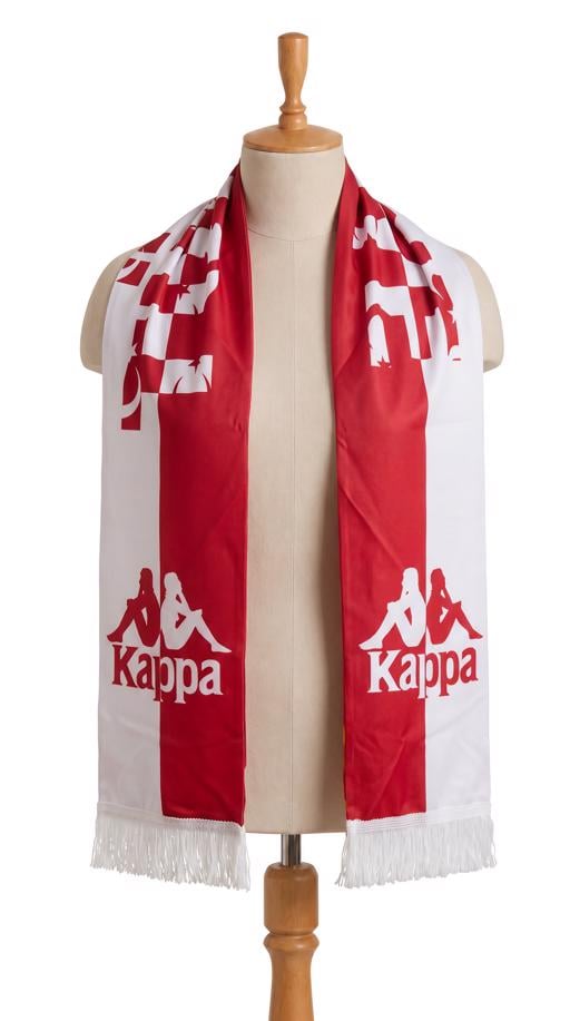 Beyaz Altira Unisex Beyaz-Kırmızı Atkı - KAPPA® Türkiye