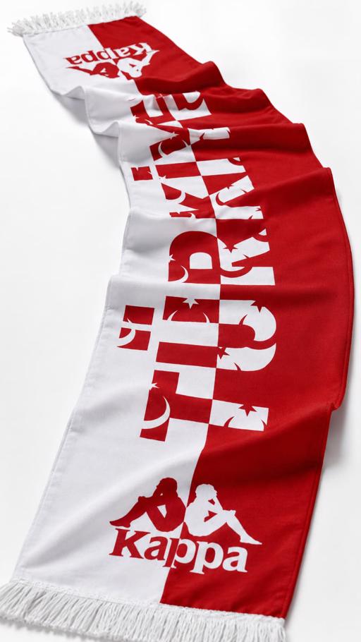 Beyaz Altira Unisex Beyaz-Kırmızı Atkı - KAPPA® Türkiye